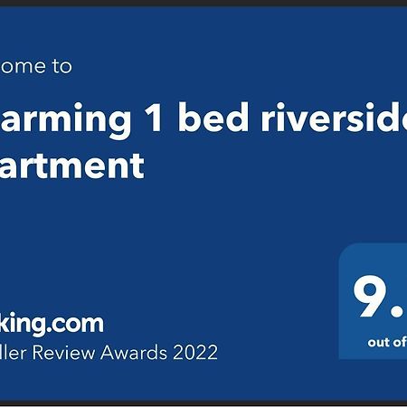 Charming 1 Bed Riverside Apartment Chester Eksteriør billede